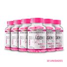 10x colageno woman 1g hydrolyzed com vit c 120tab fisionutri