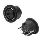 10x Conector Jack Fêmea Mini Din 3 Vias Pci - Alta Qualidade