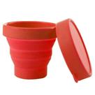 10x Copos Retrátil De Silicone Dobrável 150ml Ecológico