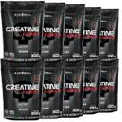 10x Creatine Turbo Monohidratada Black Skull 300g Sem Sabor