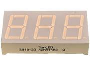 10x Display 7Seg. Anodo Vermelho 3 Digitos 19x38mm Xdmr14a3