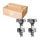 10x Dobradiça Reta 35mm com Amortecedor Móveis em Geral