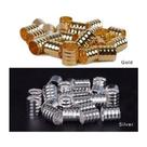 10x - Dreadlock Bead Tread Cabelo Trança 10x8mm Unissex