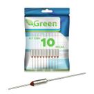 10x Fusível Térmico 216 10a 250v 216 Graus Para Fritadeira - Green