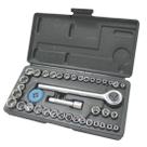 10x Jogo Soquete Sextavado 40Pcs - C/ Chave Catraca - Fertak - 4820