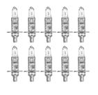 10X Lâmpada Automotiva Avionix H1 12v 55w Farol Alto