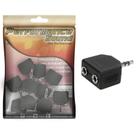 10x Plug Adaptador P2 Stereo Macho 2x J2/p2 Fêmea Stereo 10x Plug Adaptador P2 Stereo Macho 2x J2/p2 Fêmea Stereo