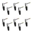 10x Plug P10 Mono Premium Profissional Série 90º Graus 10x Plug P10 Mono Premium Profissional Série 90º Graus