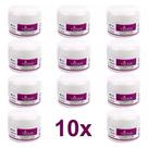 10x Pó Acrílico Pink E Clear Unhas De Porcelana Ezflow 30g