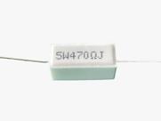 10x Resistor de Porcelana 470r 5w 5%