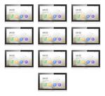 10x Tela Vídeo Porteiro Ip Hikvision Ds-kh6350wte1 Wifi Novo