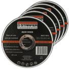 115x1 Kit 5 Discos de Corte Fino Aço Inox 4.5 x 7/8 Esmerilhadeira Ferro Metal Starfer
