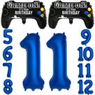 11º aniversário do videogame Party Supplies CON GRADS Navy Blue 11º aniversário do videogame Party Supplies CON GRADS Navy Blue
