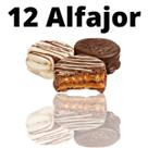 12 Alfajor Chocolate Gramado Recheio Triplo - 660g
