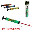12 Bomba De Ar Manual Para Bolas 24cm Com Bico Color