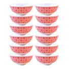 12 Bowl Tigela em Melamina Estampada Sobremesa Cozinha 500ml