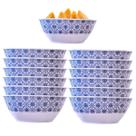 12 Bowl Tigela Melamina Quadrada 1200ml Saladeira