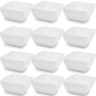 12 Bowl Tigela Quadrada 560ml Luxo Sobremesa Petiscos