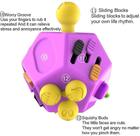 12 Brinquedo fidget lateral para adultos anti ansiedade Dodecagon Relie