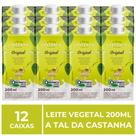 12 Caixas de 200ml de Leite Vegetal, A Tal da Castanha