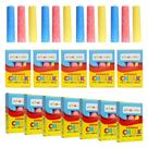12 caixas Sidewalk Chalk 4E's Novelty, embaladas individualmente para crianças
