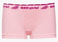 12 Calcinha Box Boxer Microfibra Menina Infantil 2a10 Anos