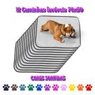 12 Caminhas para Cães e Gatos Dobrável 200 Lavagens 70x50 Cores Sortidas Antipulgas Quality