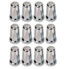 12 Capa De Porca Belga Cromada Cubo Roda 17mm 12 Capa De Porca Belga Cromada Cubo Roda 17mm