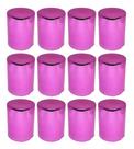 12 Capa de Porca Boliviana Cromada Rosa Metalizada 27mm 12 Capa de Porca Boliviana Cromada Rosa Metalizada 27mm