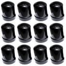 12 Capa de Porca Russa Black Preta Roda Caminhão 32/33mm 12 Capa de Porca Russa Black Preta Roda Caminhão 32/33mm
