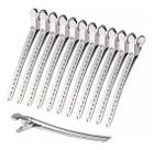 12 Clips Presilha D Bico Pato Metal Crocodilo Grampo Cabelo.