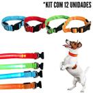 12 Coleira Para Cachorro Pet Com Led Tamanho P Regulável 12 Coleira Para Cachorro Pet Com Led Tamanho P Regulável