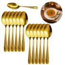 12 Colheres de Sopa Dourada 20cm Talheres Premium Luxo 12 Colheres de Sopa Dourada 20cm Talheres Premium Luxo