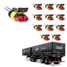 12 Conector Chicote Lanterna LED Lateral Noma 2 vias 12 Conector Chicote Lanterna LED Lateral Noma 2 vias
