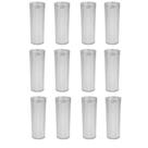 12 Copo 350ml Long Drink Diamante Crystal Em Acrílico N717 - Niquelart 12 Copo 350ml Long Drink Diamante Crystal Em Acrílico N717 - Niquelart