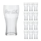 12 Copos de Vidro 470ml Contour Coca Cola Cristal Luxo Nadir