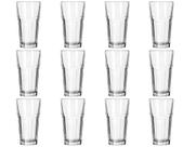 12 Copos para Água e Suco Alto Canelado Gibraltar LotusGlass 285ml