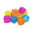 12 Cubos De Gelo Artificial Reutilizável Coloridos Ecológico