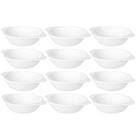 12 Cumbucas Brancas Coza Uno 100ml Plástica Bowl Tigela 11,5x9x2,5cm Cozinha Sobremesas