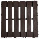 12 deck modular plastico textura madeira 30x30x2,5 cm maxx premium