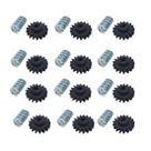 12 engrenagem nylon e rosca sem fim para motor grill girator