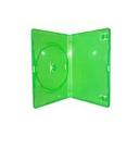 12 Estojo Capa Dvd Cd Case Xbox Verde Sony 14 Mm Novo