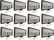 12 Faróis de milha LED 252W LE6728 potente 23000 lumens para trator caminhão Alumínio Reforçado 12 Faróis de milha LED 252W LE6728 potente 23000 lumens para trator caminhão Alumínio Reforçado