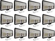 12 Faróis de milha LED 252W LE6728 potente 23000 lumens para trator caminhão Alumínio Reforçado 12 Faróis de milha LED 252W LE6728 potente 23000 lumens para trator caminhão Alumínio Reforçado