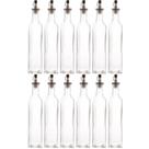12 Garrafas de Vidro 510ml com Bico Dosador Frasco de Azeite Vinagre Lyor