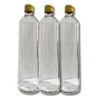 12 Garrafas de Vidro Transparente Gin 900 ml