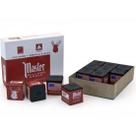 12 Giz Master Preto Original Usa Taco Sinuca Bilhar Grafite