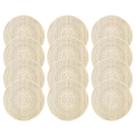 12 Jogos De Mesa Americano Redondo Para Prato 38,5cm 12 Jogos De Mesa Americano Redondo Para Prato 38,5cm