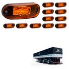 12 Lanterna Delimitadora LED Carreta Librelato Lateral Âmbar