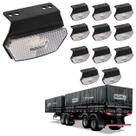 12 Lanterna Diamante Noma LED Cristal c/ Suporte - Conect